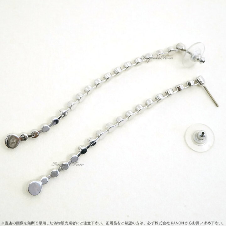 楽天市場】スワロフスキー ロングピアス Shimmer ラインストーン 