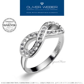 スワロフスキー 指輪 リング Infinity インフィニティ クリスタル Swarovski × OLIVER WEBER ギフト プレゼント □