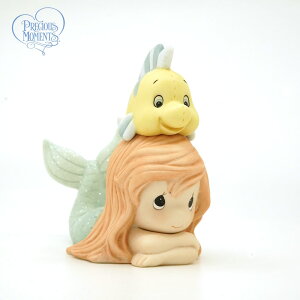 vVX[c l͗ǂFBƗǂł AG gE}[Ch 171094 Disney The Little Mermaid Figurine Life Is Better With A Good Friend, Porcelain Precious Moments u Mtg v[g 