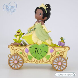 プレシャスモーメンツ ティアナ バースデーパレード 10歳 二桁の夢 10月 ディズニー 193451 Disney Showcase Birthday Parade Tiana Figurine, Double Digit Dreams Precious Moments ギフト プレゼント 【ポイント最大46倍！楽天スーパー セール】