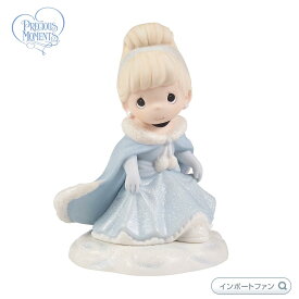 プレシャスモーメンツ 魅力的な冬の願い シンデレラ ディズニー 221039 Enchanting Winter Wishes Disney Cinderella Figurine Precious Moments 【ポイント最大47倍！お買い物マラソン セール】