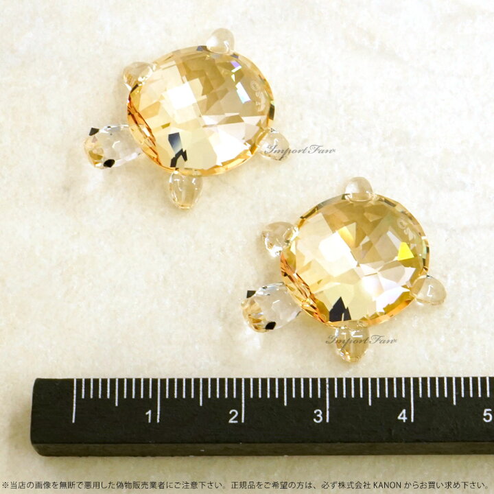 楽天市場】スワロフスキー Swarovski 子ガメ 亀 カメ Crystal Golden 