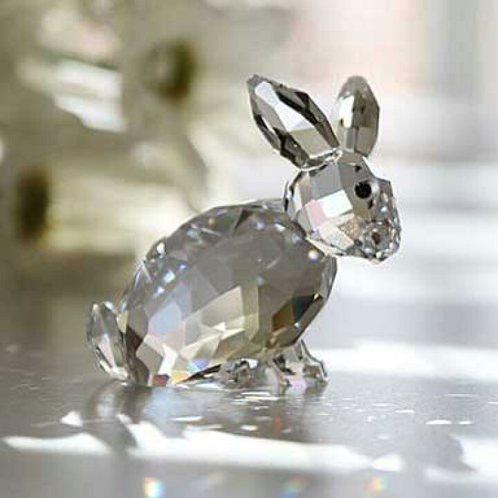 楽天市場】スワロフスキー Swarovski お座り ウサギ 905777 ギフト 