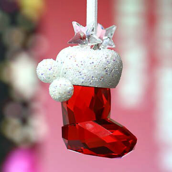 楽天市場】スワロフスキー Swarovski クリスマスオーナメント サンタ 
