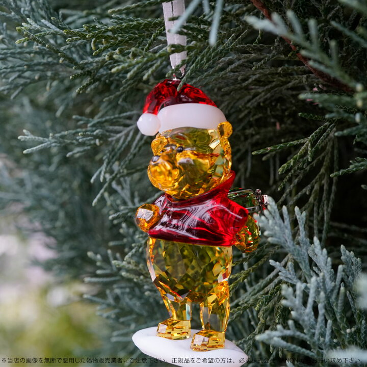 楽天市場】スワロフスキー くまのプーさん クリスマスオーナメント 