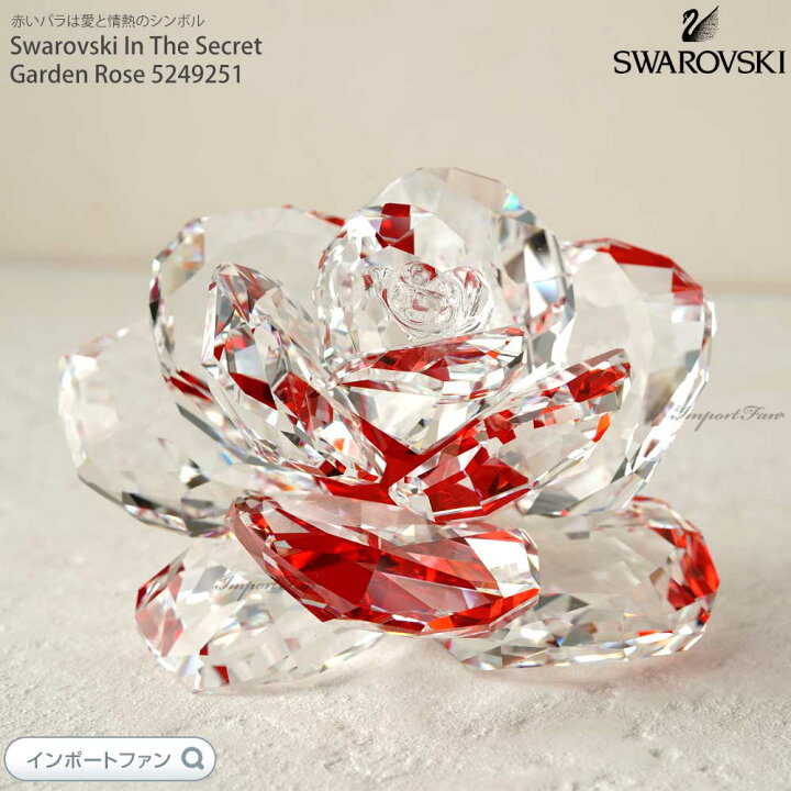 楽天市場】スワロフスキー ローズ バラ 花 5249251 Swarovski Rose 