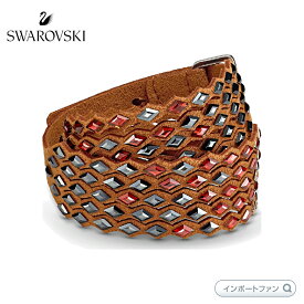 スワロフスキー パワーコレクション キャメル ブラウン ブレスレット 5572734 Swarovski ギフト プレゼント □