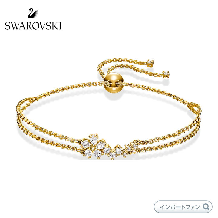 楽天市場】スワロフスキー ボタニカル 花 フラワー ブレスレット 