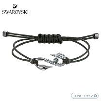 楽天市場】スワロフスキー ブレスレット ブラックの通販