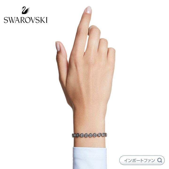 楽天市場】スワロフスキー インバー テニス ブレスレット ラウンド 