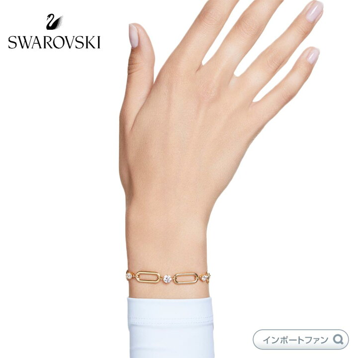 楽天市場】スワロフスキー コンステラ ブレスレット ゴールド 5683359 