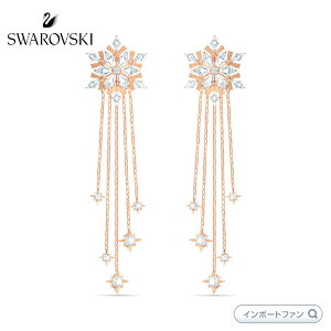 スワロフスキー マジック ピアス ローズゴールド 5566674 Swarovski ギフト プレゼント □