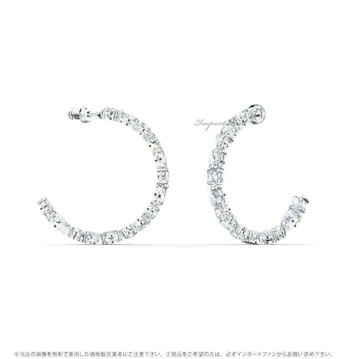 楽天市場】スワロフスキー テニスデラックスミックス フープピアス 
