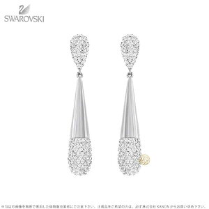 �X�����t�X�L�[ �T�C�v���X �s�A�X �X���[�� 5124049 Swarovski CYPRESS PIERCED EARRINGS, SMALL, WHITE, RHODIUM PLATING �M�t�g �v���[���g ��