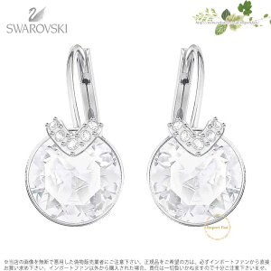 XtXL[ x sAX zCg 5292855 Swarovski BELLA V PIERCED EARRINGS, WHITE, RHODIUM PLATING Mtg v[g 