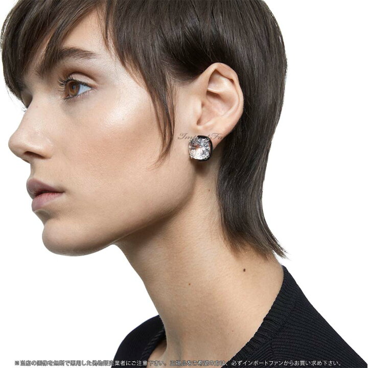 楽天市場】スワロフスキー ハーモニア ピアス クッションカット 