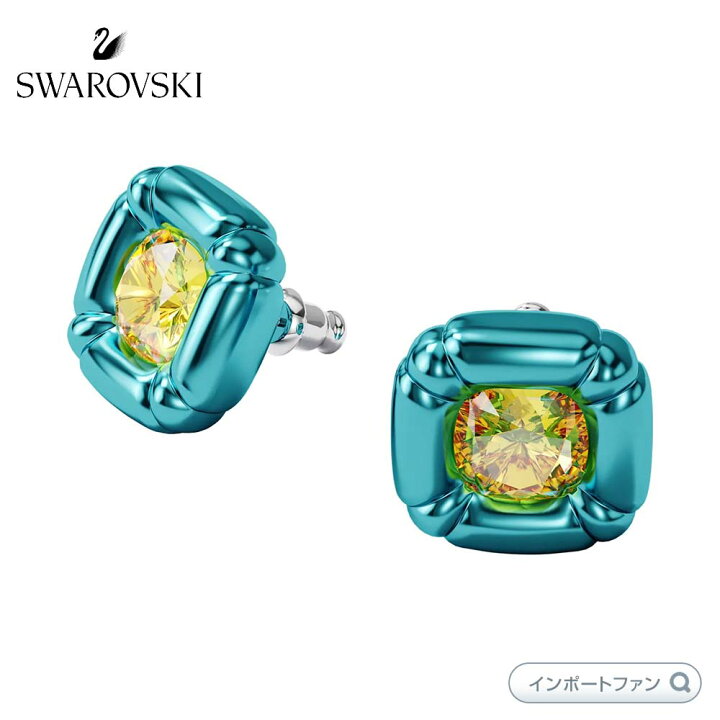 楽天市場】スワロフスキー ドゥルチス スタッド ピアス ブルー 5601588 