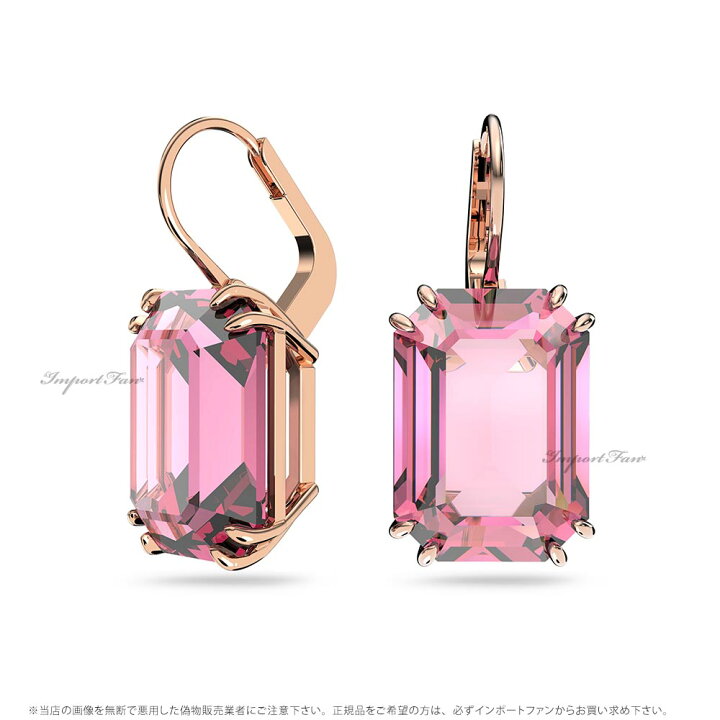 楽天市場】スワロフスキー ミレニア ドロップピアス オクタゴンカット 