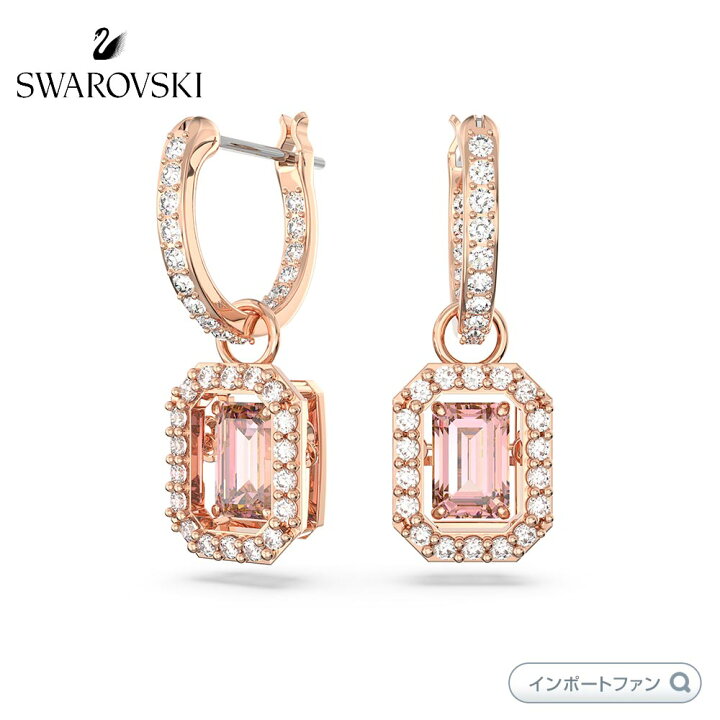 楽天市場】スワロフスキー ウナ ドロップピアス オクタゴンカット 