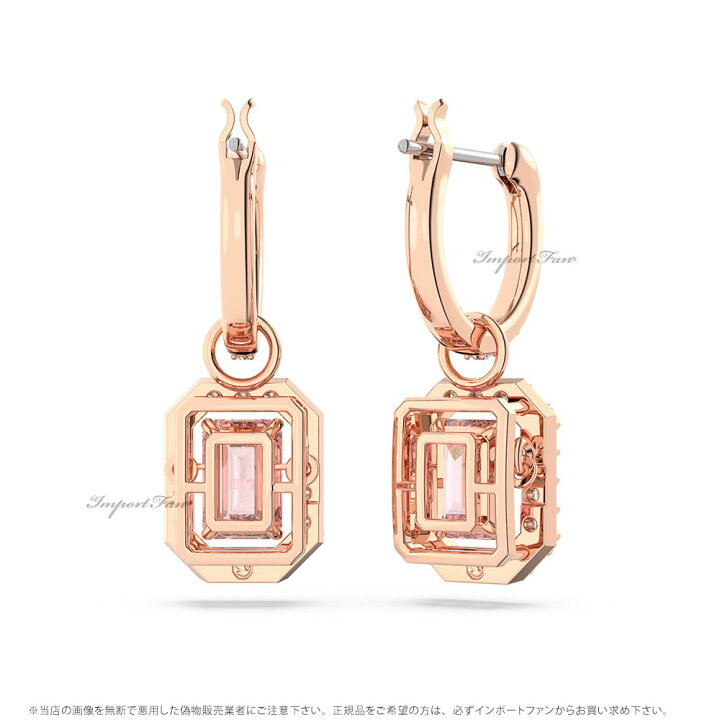楽天市場】スワロフスキー ウナ ドロップピアス オクタゴンカット 