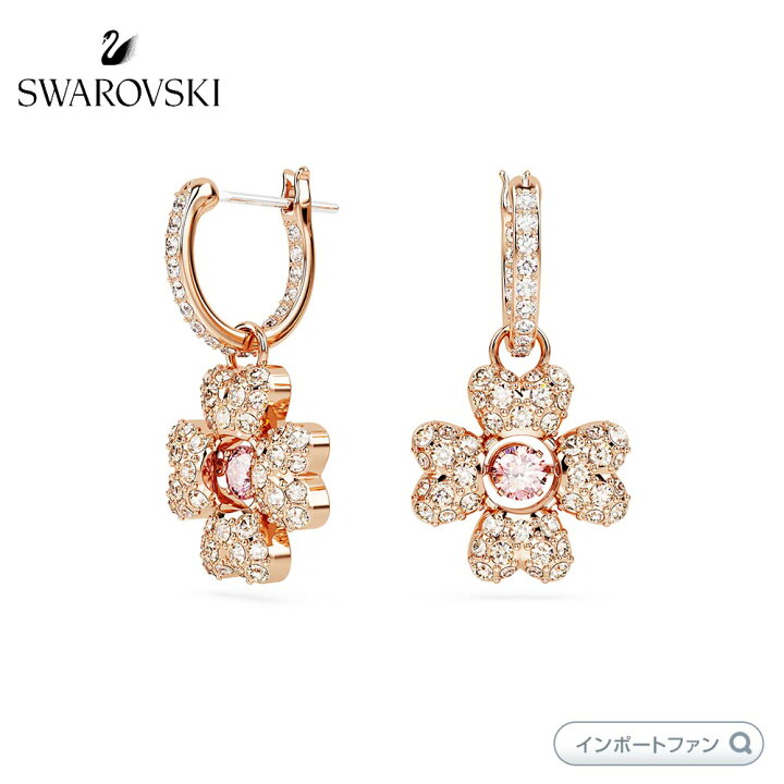 楽天市場】スワロフスキー イディリア ドロップピアス クローバー 