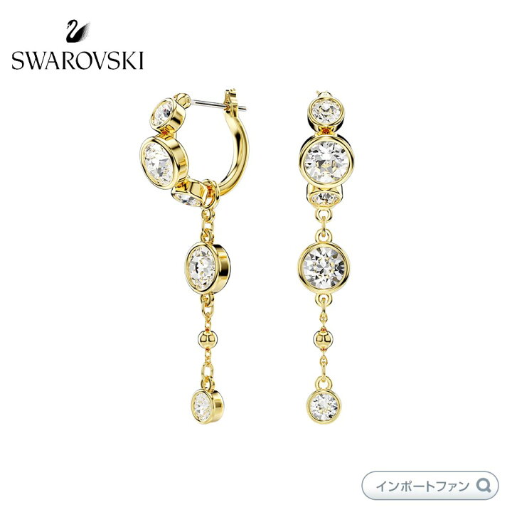 楽天市場】スワロフスキー インバー ドロップピアス ラウンドカット 