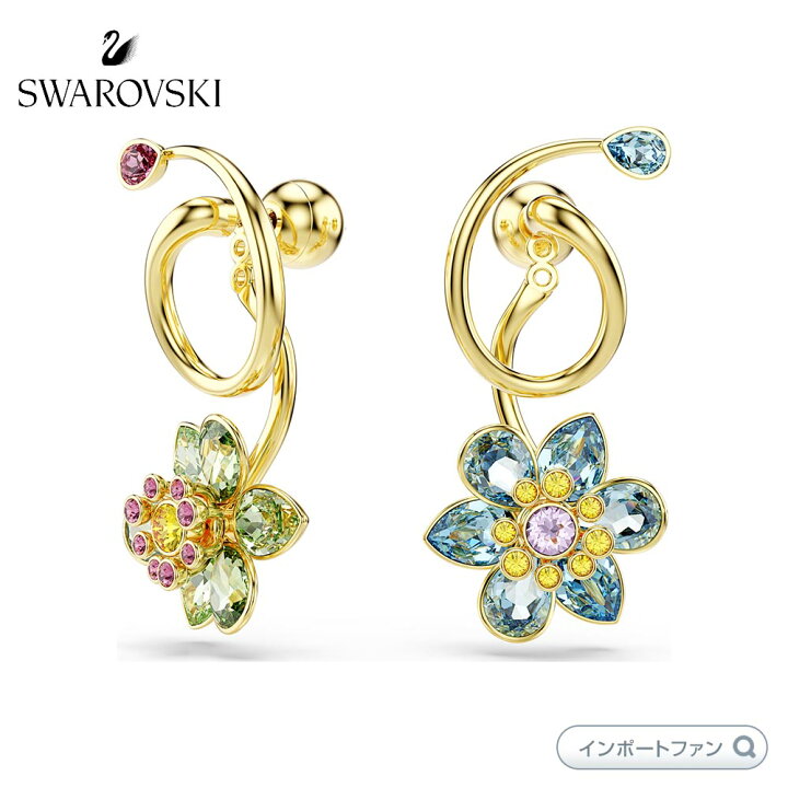 楽天市場】スワロフスキー イディリア ドロップピアス アシンメトリー  