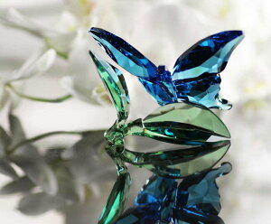 XtXL[ `E`Ɨt  5136834 Swarovski Butterfly on Leaves Mtg v[g 