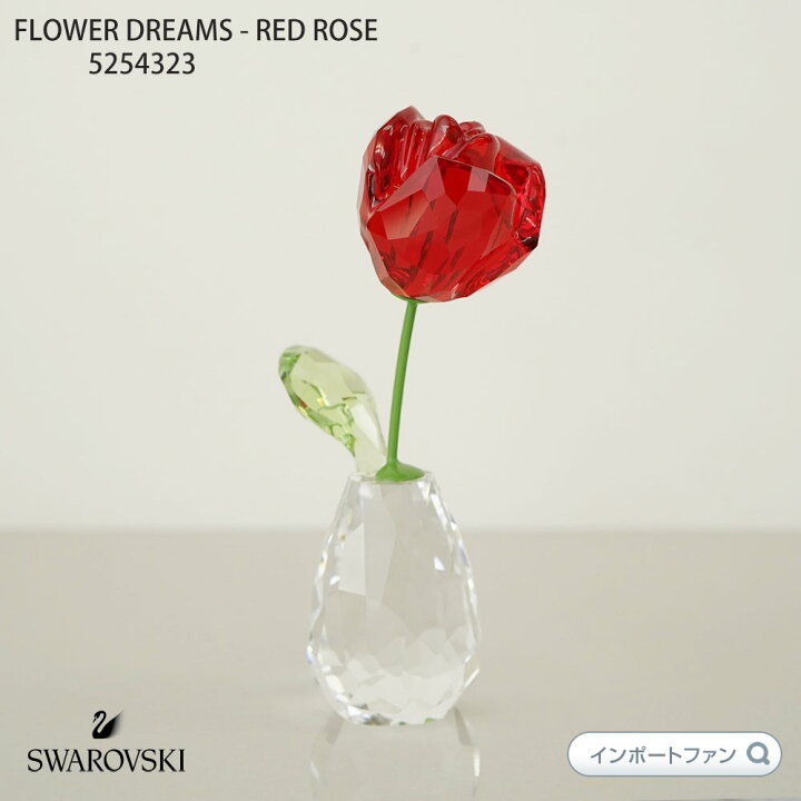 楽天市場】スワロフスキー バラ レッドローズ 花 5254323 Swarovski 