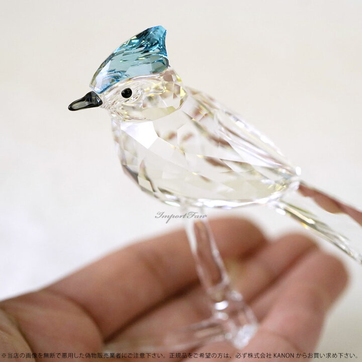 楽天市場】スワロフスキー ブルージェイ 鳥 自然 ギフト 置物 