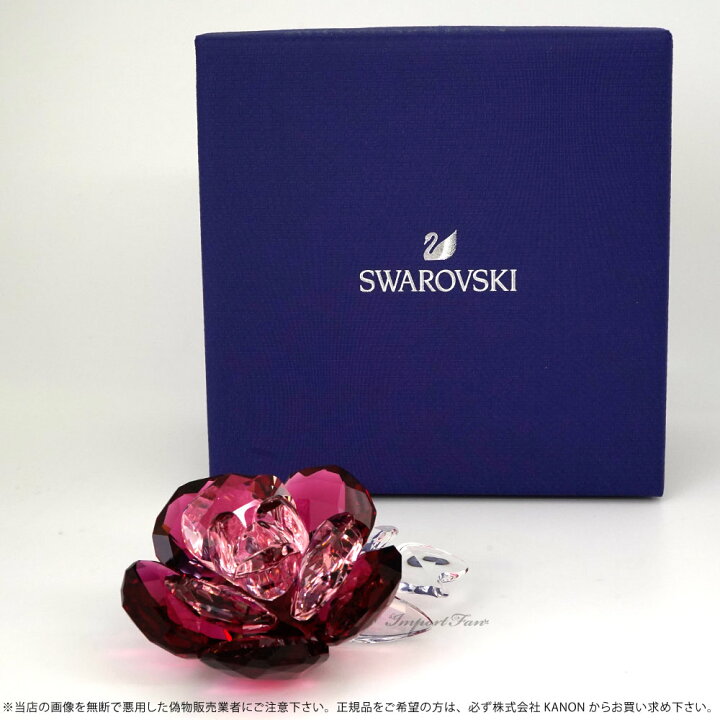 楽天市場】スワロフスキー ピオニー 花 フラワー 置物 レッド 5493711 