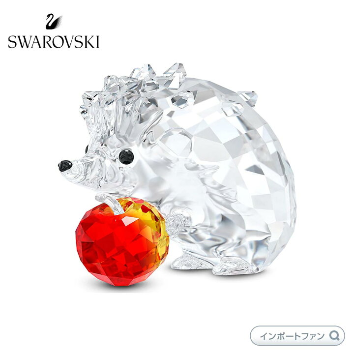 楽天市場】スワロフスキー ハリネズミとリンゴ 置物 5532203 Swarovski 