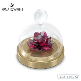 スワロフスキー ガーデン・テイルズ ローズガラス鐘 Sサイズ 薔薇 花 フラワー 置物 5619223 Swarovski □