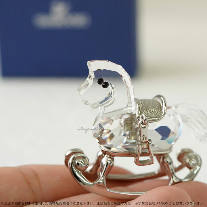 楽天市場】スワロフスキー ロッキングホース 木馬 Swarovski Crystal 