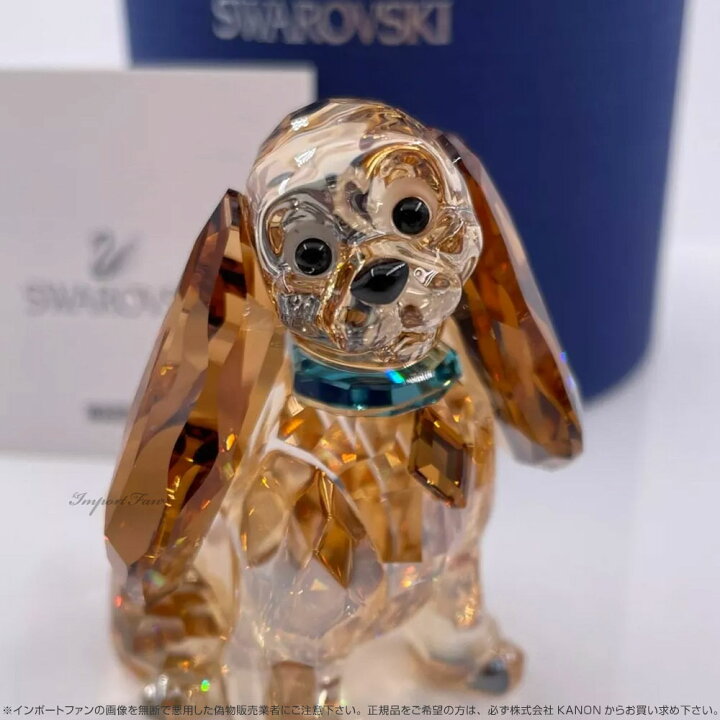 楽天市場】スワロフスキー レディ コッカースパニエル 犬 わんわん物語 