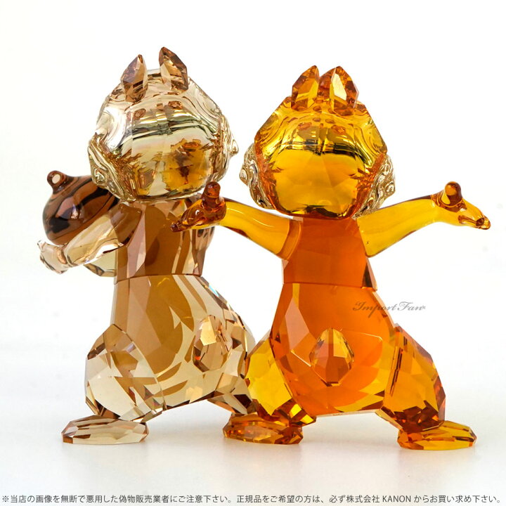 楽天市場】スワロフスキー チップとデール シマリス ディズニー 