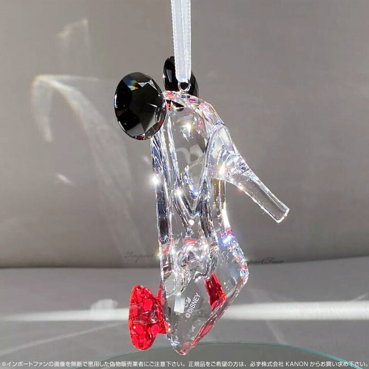 楽天市場】スワロフスキー ミニーマウス ガラスの靴 オーナメント 