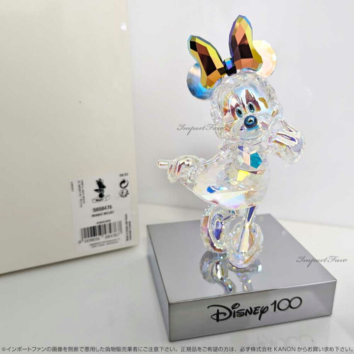 楽天市場】スワロフスキー Disney100 ミニーマウス 置物 ディズニー 