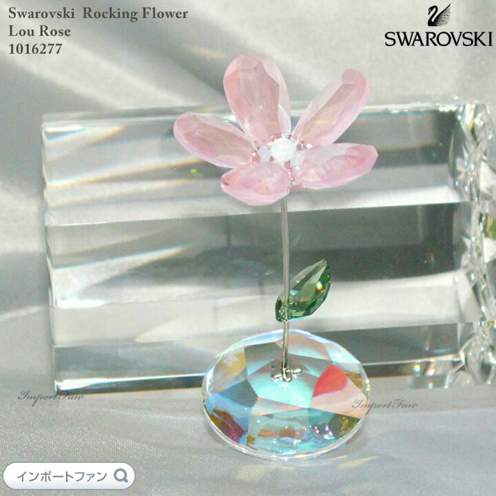 楽天市場】スワロフスキー ロッキングフラワー 野バラ 薔薇 1016277 