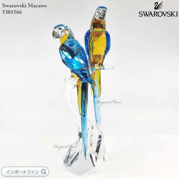 楽天市場】スワロフスキー コンゴウインコ 鳥 5301566 Swarovski 