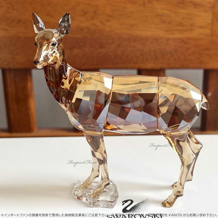 楽天市場】スワロフスキー 雌ジカ 鹿 動物 親子 SCS会員限定 125周年 