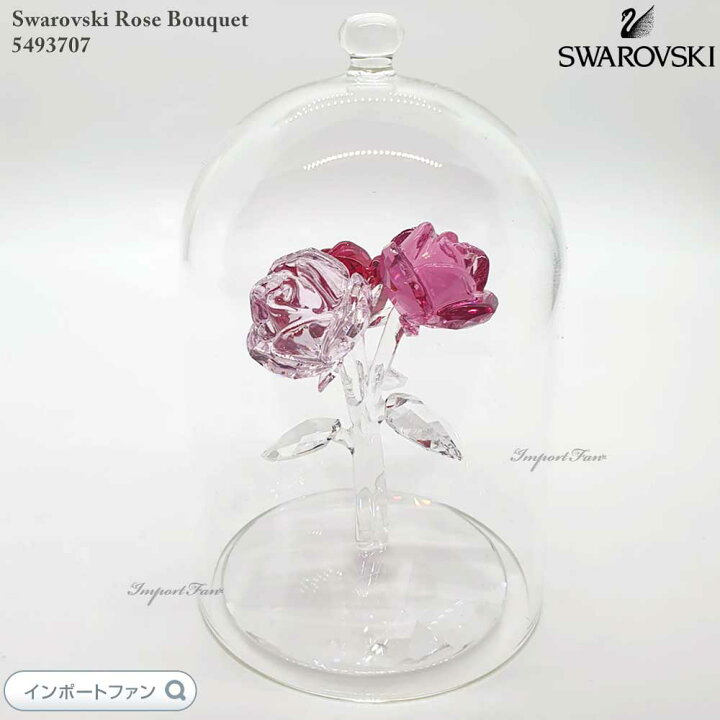 楽天市場】スワロフスキー ローズブーケ 薔薇 バラ 花 5493707 