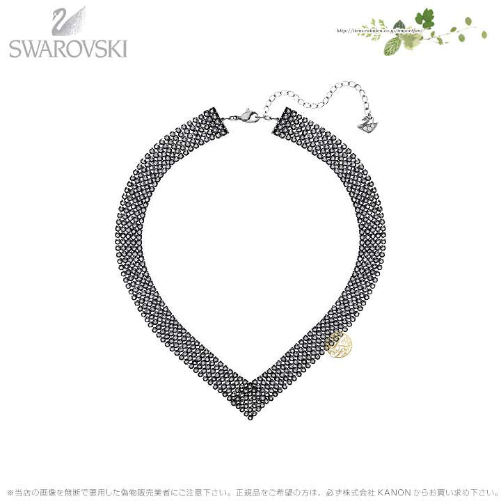 楽天市場】スワロフスキー フィット ネックレス ブラック 5363515 