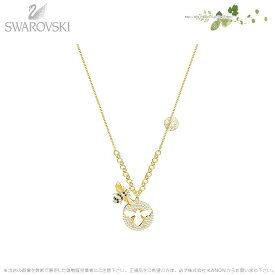 スワロフスキー リサベル ネックレス スモール ホワイト ゴールド ハチ 5365641 Swarovski ギフト プレゼント □