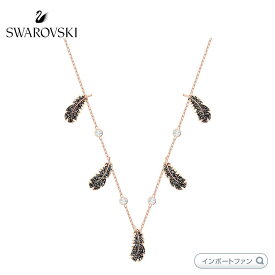 スワロフスキー ノーティー チョーカー 羽根 ブラック 5497874 Swarovski ギフト プレゼント □