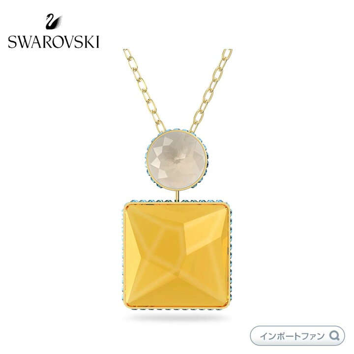 楽天市場】スワロフスキー オルビタネックレス スクエアカット 