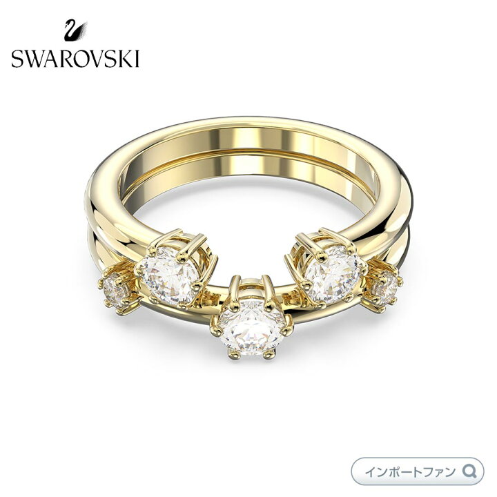 楽天市場】スワロフスキー コンステラ リング 指輪 2点セット ラウンド 