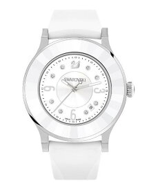 スワロフスキー オクテア クラッシカ ホワイト ラバー ウォッチ 腕時計 5099356 Swarovski Octea Classica White Rubber Watch ギフト プレゼント □