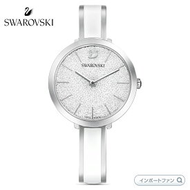 スワロフスキー クリスタライン ディライト ウォッチ 腕時計 ホワイト メタル ブレスレット 5580537 ギフト プレゼント □