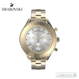 スワロフスキー オクティア ラックス スポーツ ウォッチ 腕時計 メタルブレスレットゴールド 5610517 Swarovski ギフト プレゼント □